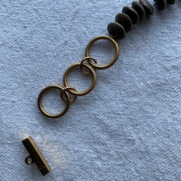 Brown Halter with Beaded Neckline - Picture 8 of 8